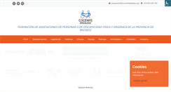 Desktop Screenshot of cocemfebadajoz.org